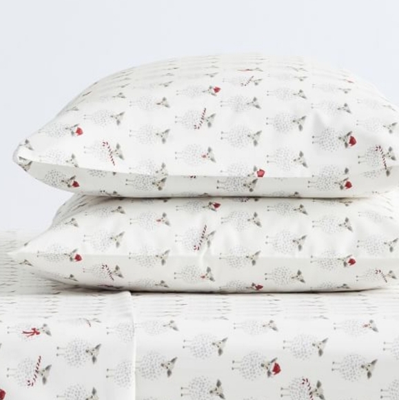 Pottery Barn Bedding Pottery Barn Merry Sheep King Christmas Holiday Cotton Percale